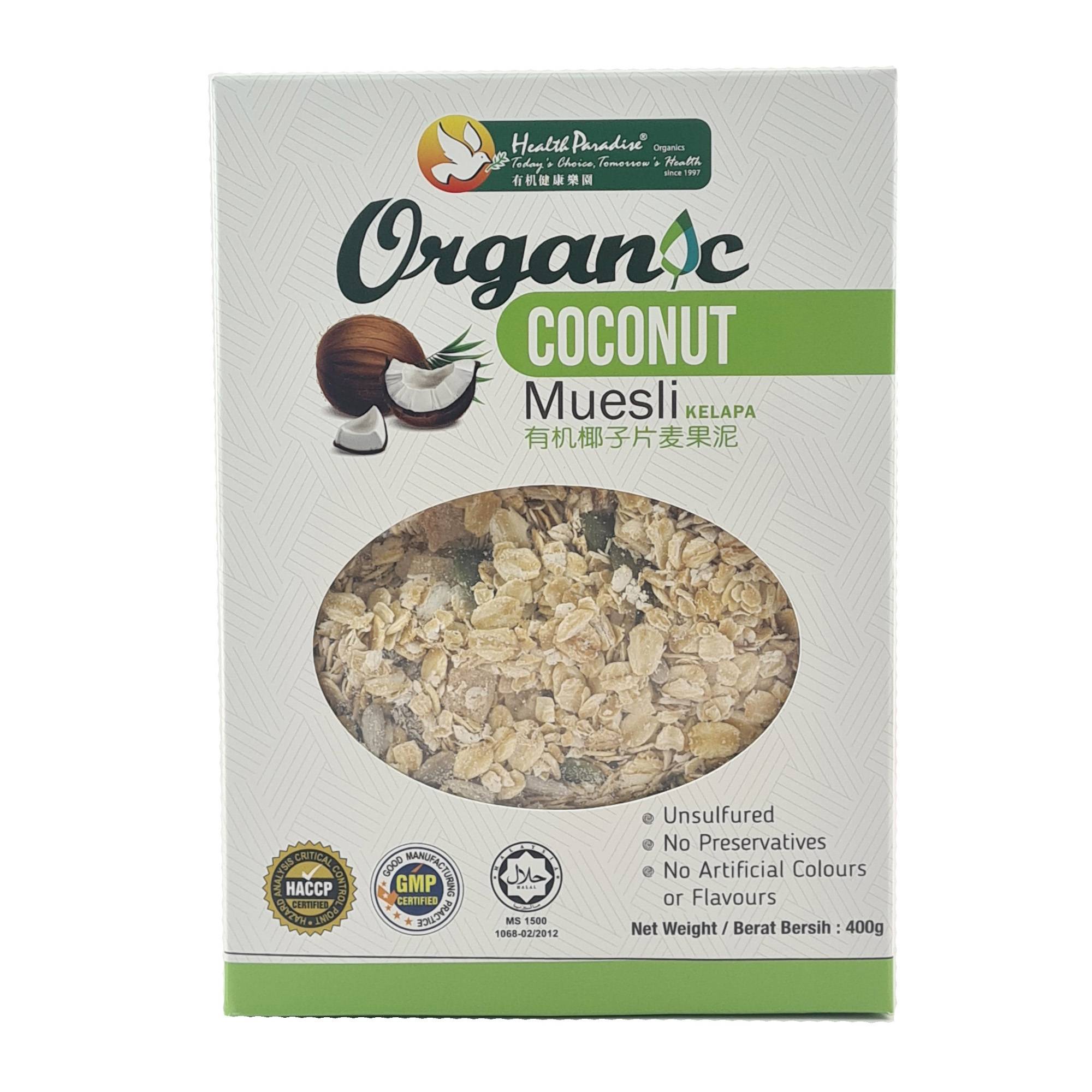 Health Paradise Organic Coconut Muesli 400g