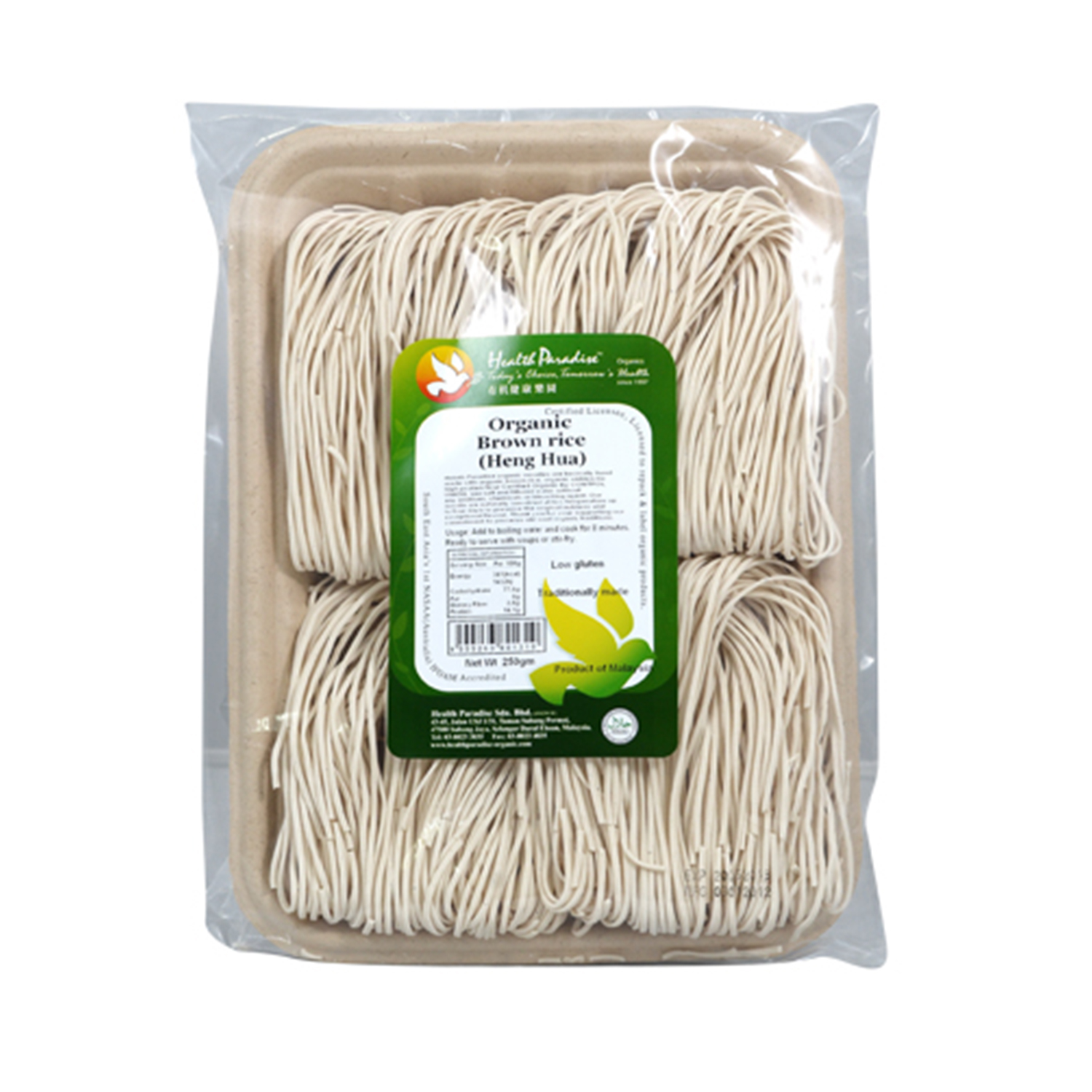 Health Paradise Organic Brown Rice Heng Hua Noodles 250g